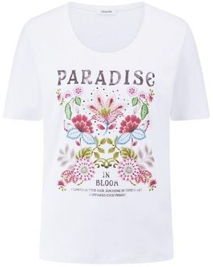 efixelle Rundhals-Shirt - Weiß