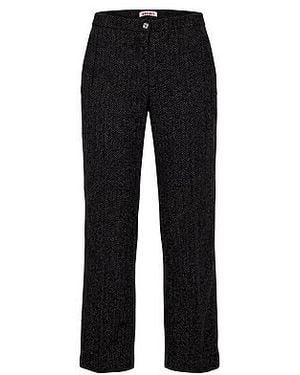 Peter Hahn Jersey Broek Van - Zwart