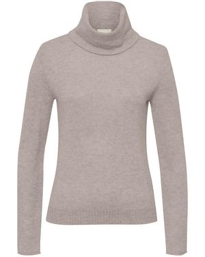 include Pullover Lockerem Rollkragen - Grau