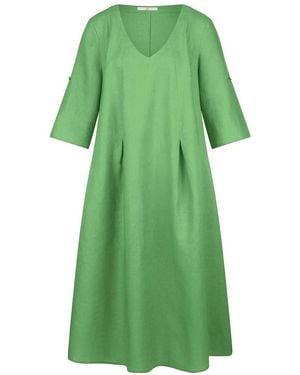 Emilia Lay Kleid V-Ausschnitt - Grün