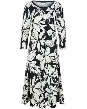 Basler Midi-Jersey Jurk Van - Wit