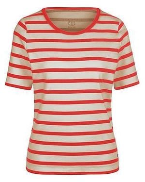 Basler Shirt Ronde Hals 100% Katoen Van - Rood