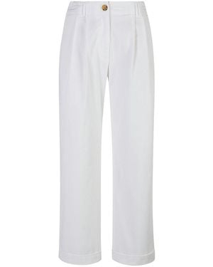 DAY.LIKE Wide fit-7/8-hose, , gr. 18, baumwolle - Weiß