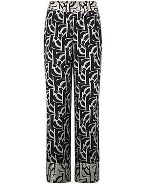 MARC AUREL Wide Fit-Broek Van - Zwart