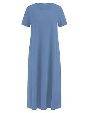 Peter Hahn Jersey Jurk Van - Blauw