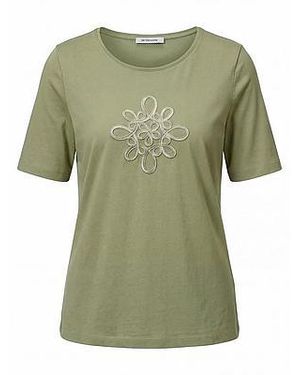 Peter Hahn Shirt Ronde Hals Van - Groen