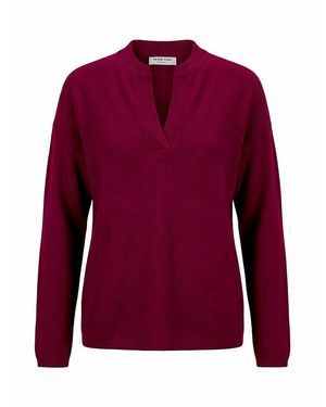 Peter Hahn Pullover Aus 100% Kaschmir - Rot