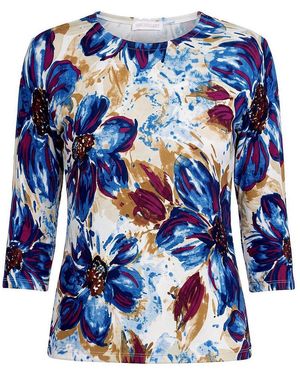 St. Emile Rundhals-Pullover - Blau