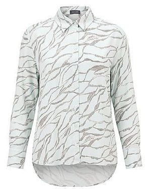 Basler Lange Blouse Van - Grijs