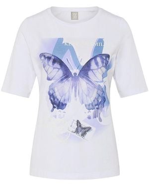 Rabe Rundhals-Shirt - Weiß
