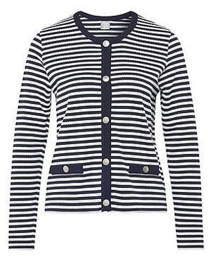 Rabe Vest Ronde Hals Van - Blauw