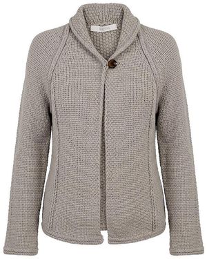Herzen's Strickjacke - Grau