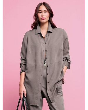 Anna Aura Lange Blouse Van - Grijs
