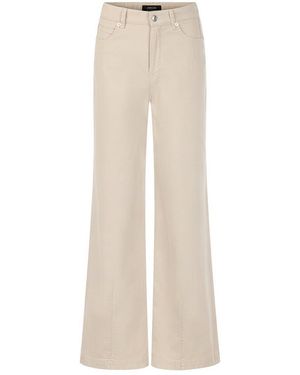 Marc Cain Wide Fit-Jeans - Natur