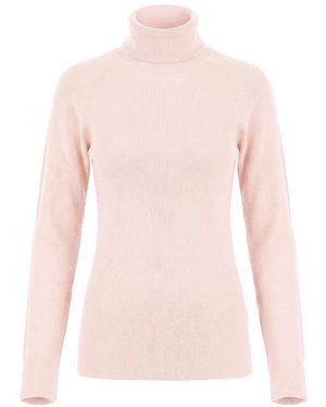 St. Emile Rollkragen-Pullover - Pink