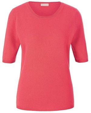 include Rundhals-Pullover Aus Schurwolle Und Kaschmir, Gr. S - Pink