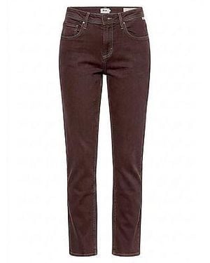 Brax Enkellange Jeans Van - Paars