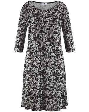 Anna Aura Jersey-Kleid 3/4-Arm - Grau