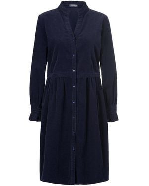 Mybc Cord-kleid, , gr. 40, baumwolle - Blau