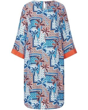Mybc Kleid Rundhals-Ausschnitt - Blau