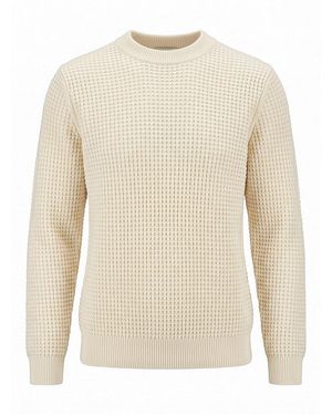 GANT Rundhals-pullover - Natur