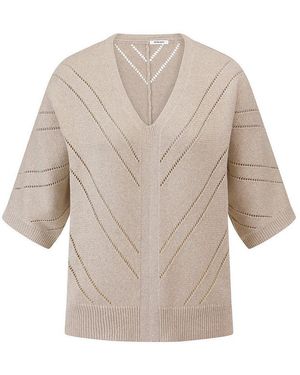 Peter Hahn V-Pullover - Weiß
