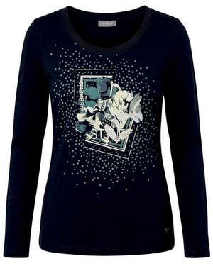 Basler Shirt Rundhals-Ausschnitt - Blau