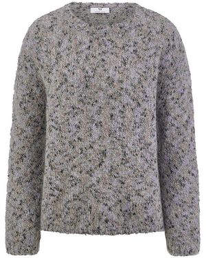 Peter Hahn Rundhals-Pullover - Grau