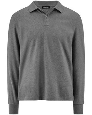 Louis Sayn Longsleeve-Polo - Grau