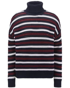 DAY.LIKE Rollkragen-Pullover - Blau