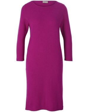 include Strickkleid mit schurwolle und kaschmir, , gr. 36, schurwolle - Lila