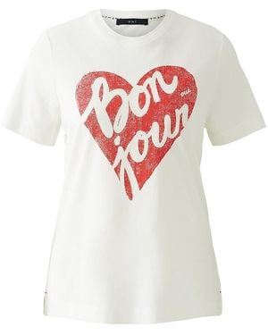 Ouí Rundhals-Shirt - Weiß