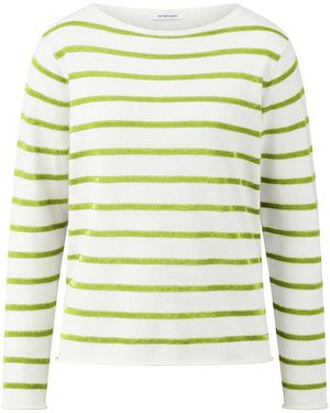 Peter Hahn Rundhals-Pullover - Grün