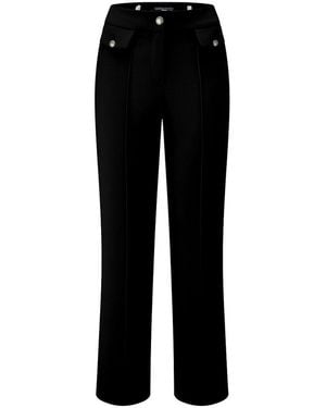 Fadenmeister Berlin Straight fit-7/8 hose - Schwarz