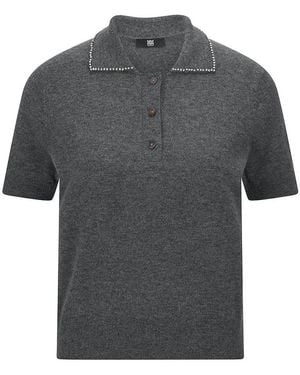 Riani Polo-Pullover - Grau