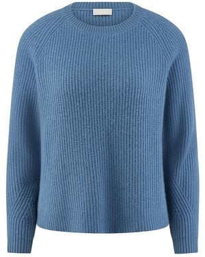 include Rundhals-Pullover - Blau