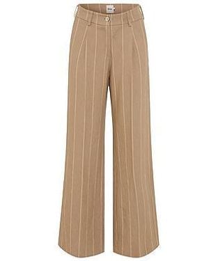 Brax Wide Fit-Broek Van - Naturel