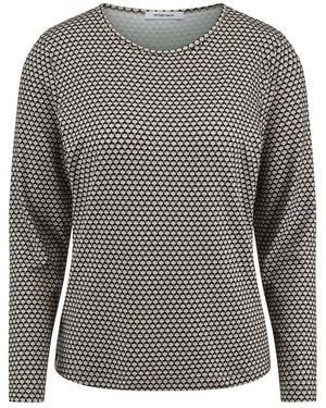 Peter Hahn Rundhals-Shirt - Grau
