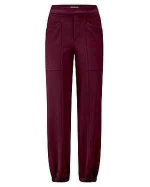 Peter Hahn Enkellange Modern Fit-Broek Van - Rood