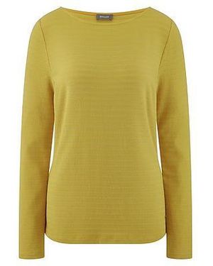 Basler Jersey Shirt Boothals Van - Geel