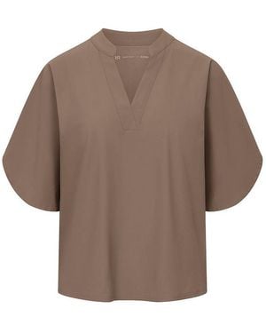RAFFAELLO ROSSI Blusen-Shirt Modell Loui - Braun