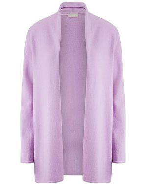 include Strickjacke Aus Schurwolle Und Kaschmir - Lila