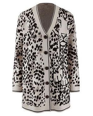 Basler Lang Vest Van - Wit