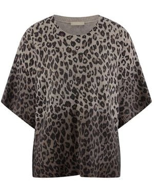 include Rundhals-pullover - Grau