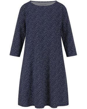 Green Cotton Kleid Ivy - Blau