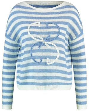Gerry Weber Trui Ronde Hals - Blauw