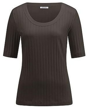 efixelle Shirt Ronde Hals Van - Zwart