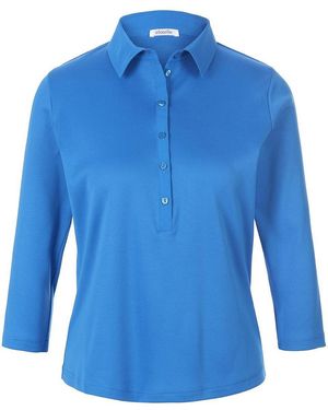 efixelle Polo-Shirt 3/4-Arm blau
