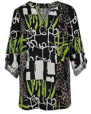 Doris Streich Lange Blouse Van - Groen