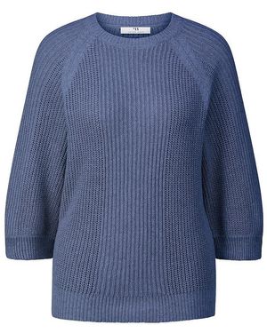 Peter Hahn Rundhals-Pullover - Blau